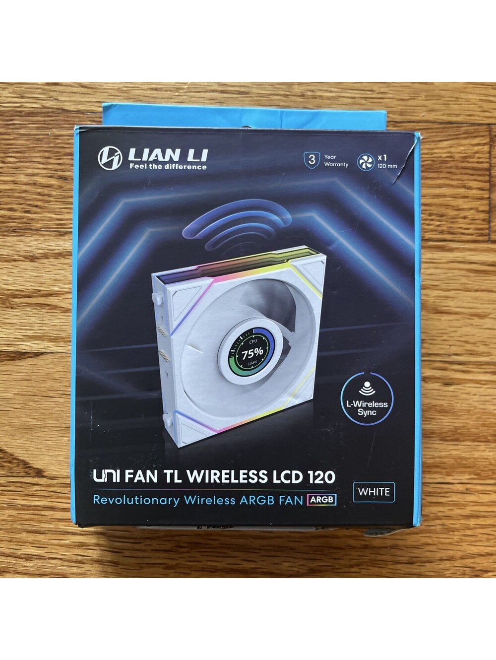 Lian Li UNI FAN TL Wireless LCD 120mm White ARGB Case Fan 12TLLCD1W1W